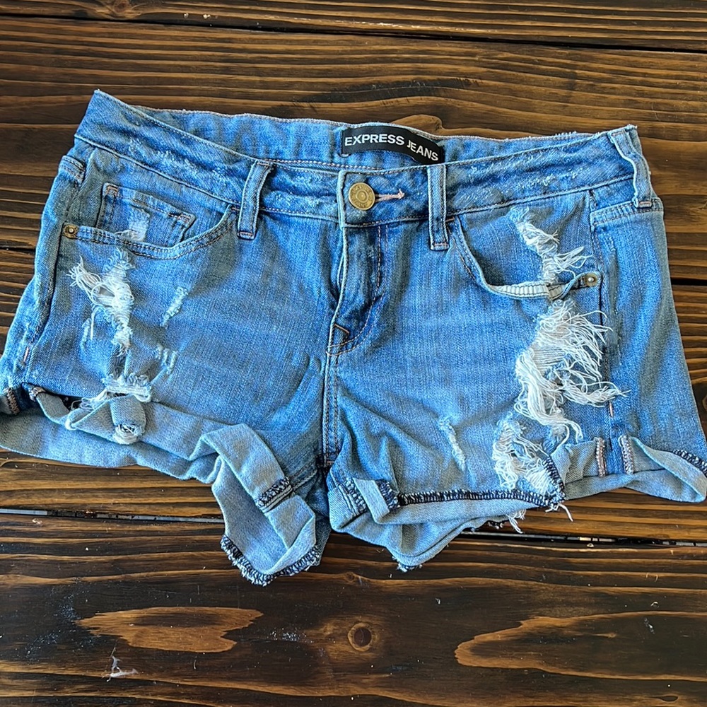 Express Denim Shorts - Size 6